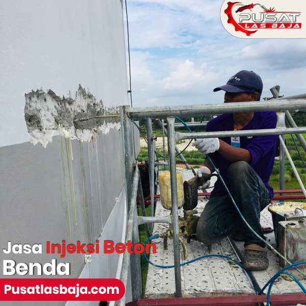 Jasa Injeksi Grouting Beton Benda
