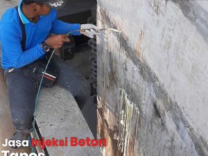 Jasa Injeksi Grouting Beton Tapos