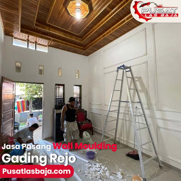 Jasa Pasang Wall Moulding Gading Rejo