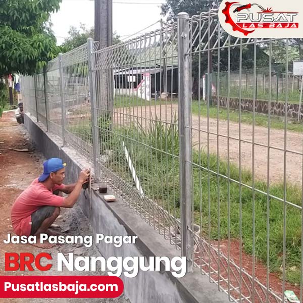 Jasa Pasang Pagar BRC Nanggung